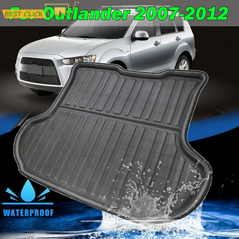 Подходит для Mitsubishi Outlander 2007-2012 подкладка ботинок задний коврик багажника поднос