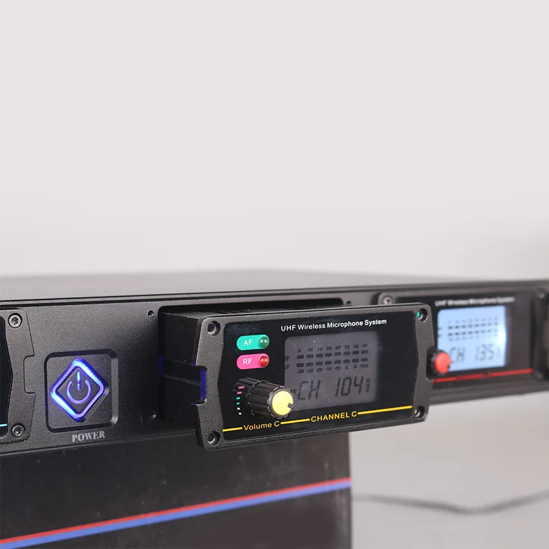 Топ Профессиональный 8000GT 4 канала UHF беспроводной системы Портативный