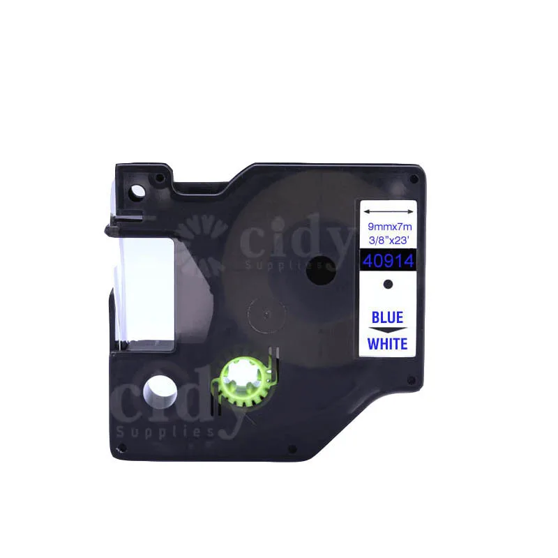 Cidy 2pcs wholesale 40914 blue on white tape for dymo with factory price | Компьютеры и офис