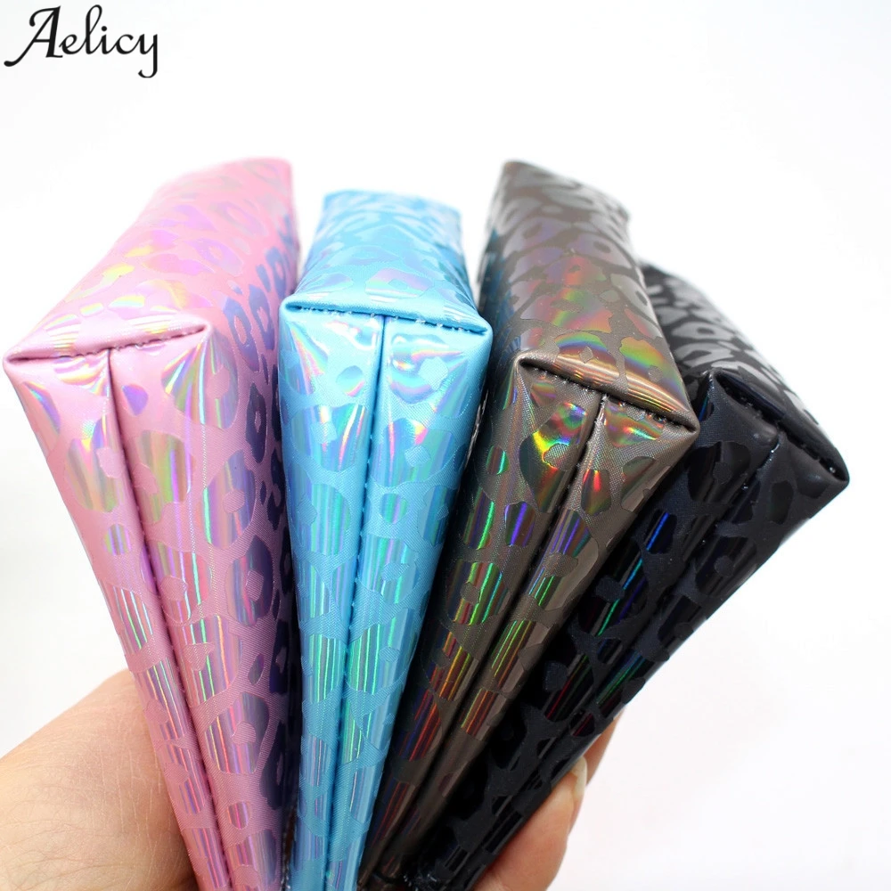 Женские мини кошельки Aelicy маленькие вместительные с леопардовым принтом