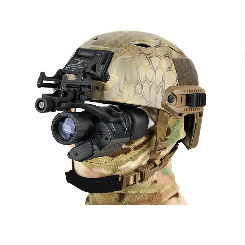 Тактический полимерный NVG крепление набор ночного видения J кронштейн адаптер подходит для шлема Pvs14 Pulsar GS1X20 для охотничьей винтовки Прицельный прицел