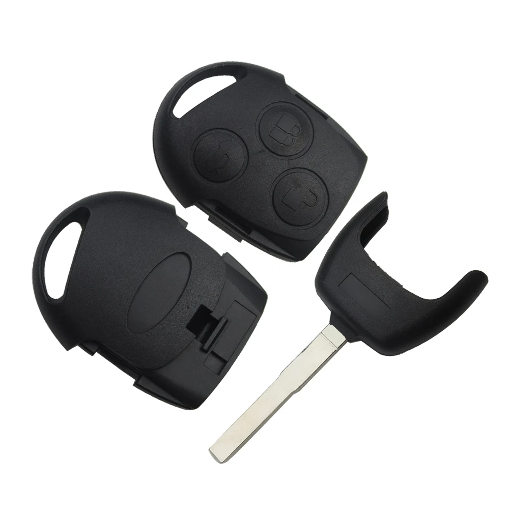 OkeyTech 3 кнопки дистанционный Автомобильный ключ 433 МГц с чипом 4D63 Fob HU101 для Ford Focus