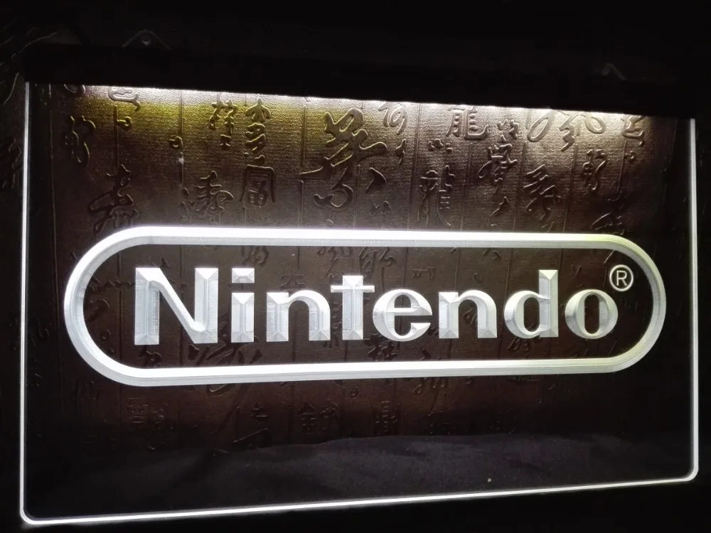 LH021-игровая светодиодная неоновая светосветильник вывеска Nintendo | Дом и сад