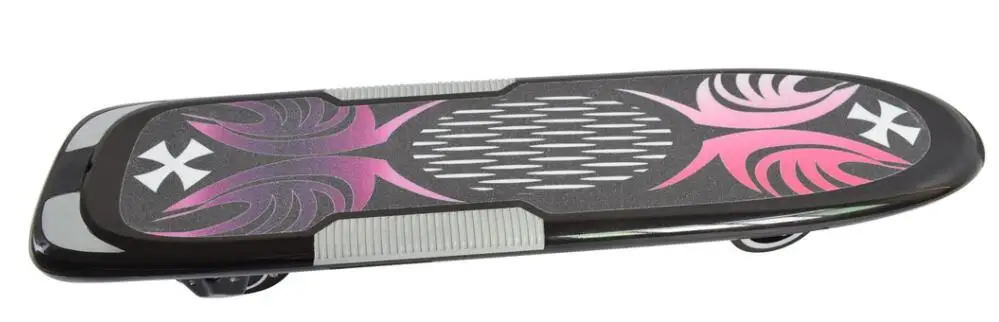 Красный 300W 24V 4.4Ah пульт дистанционного управления для катания на скейтборде Перезаряжаемые Электрический скейтборд с Bluetooth динамик и светодиодный светильник - Цвет: Красный