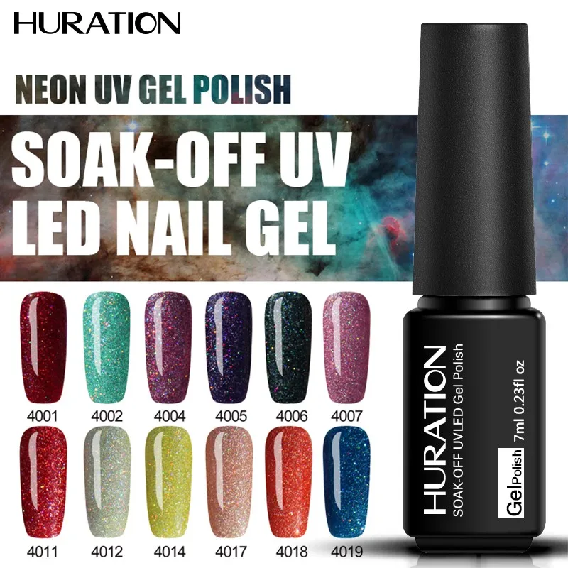 Huration неоновый Гель-лак для дизайна ногтей замачиваемый УФ Цветной Акриловый Лак