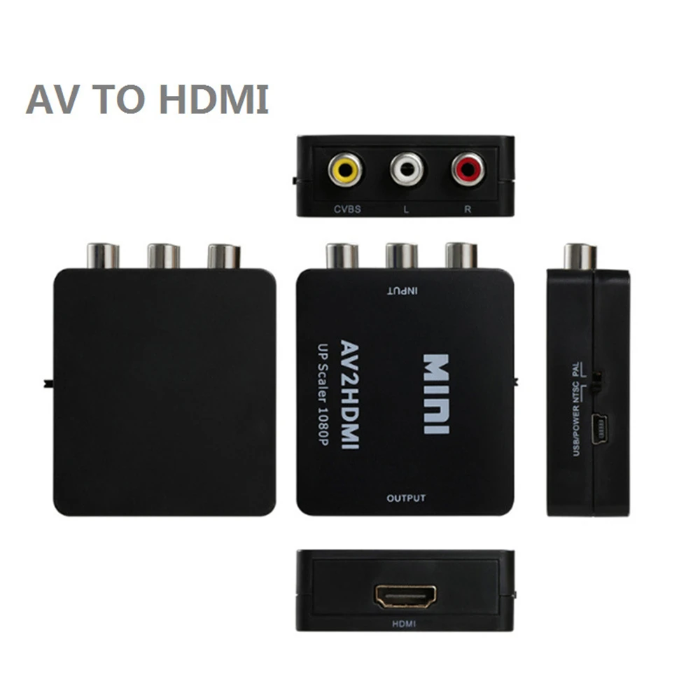 50 шт. адаптер преобразователя RCA AV HDMI Full HD 1080P штекер гнездо| |