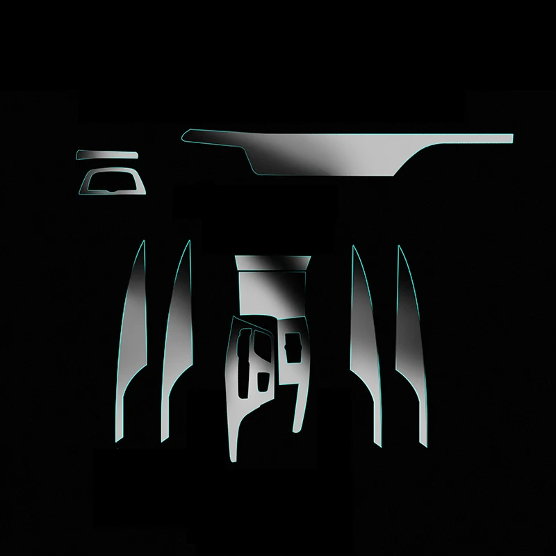 Отделка салона автомобиля панель приборной панели CD прозрачная краска защитная