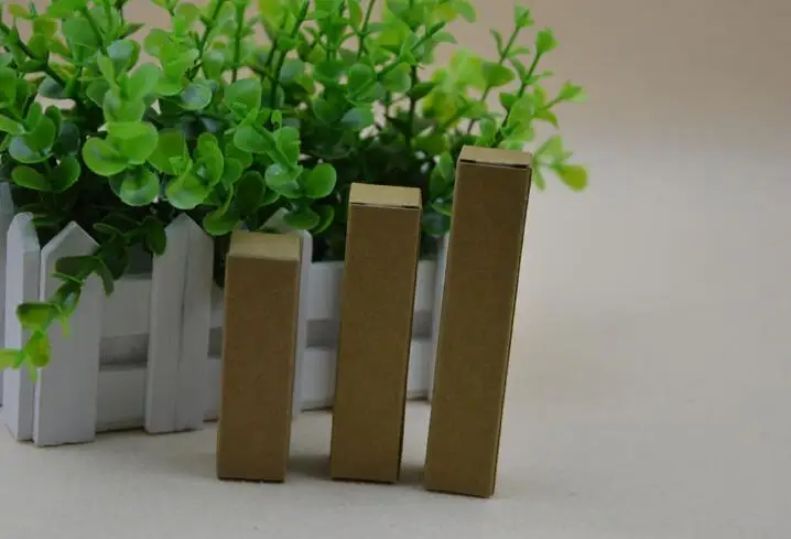 100 шт. маленькая цветная картонная коробка для эфирных масел бутылка бальзама губ