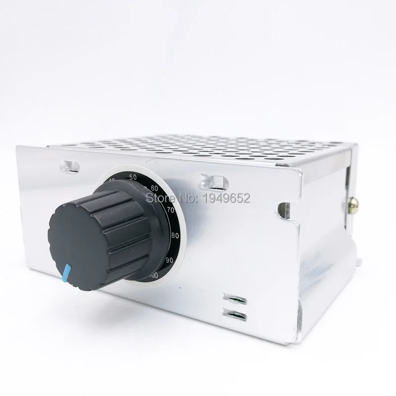 220V напряжение переменного тока регулятор скорости вращения двигателя управления ШИМ Контроллер SCR 4000W диммеры выпрямителя