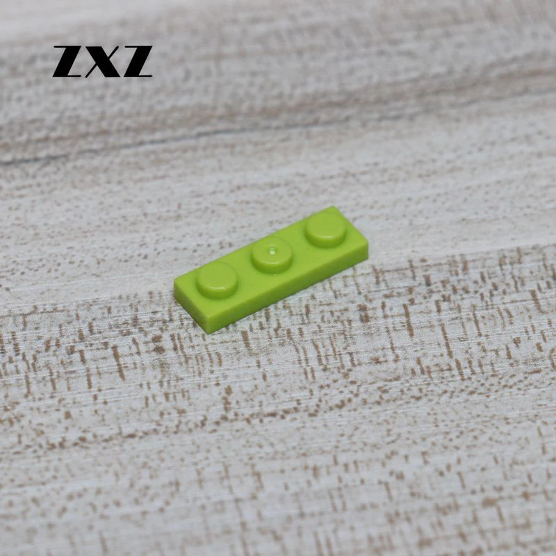 50 шт./лот строительные блоки 1x3 пластины сделай сам развивающие игрушки