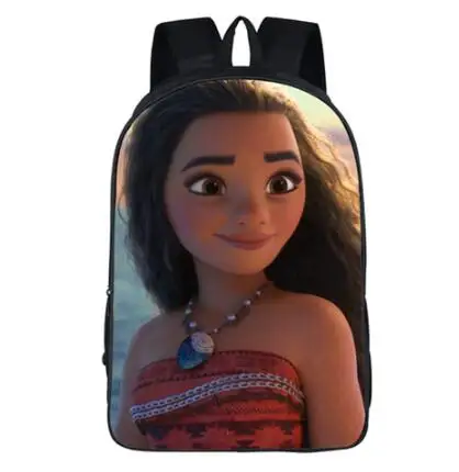2018 новые женские сумки moive Moana Печатный Рюкзак Студенческая школьная сумка для
