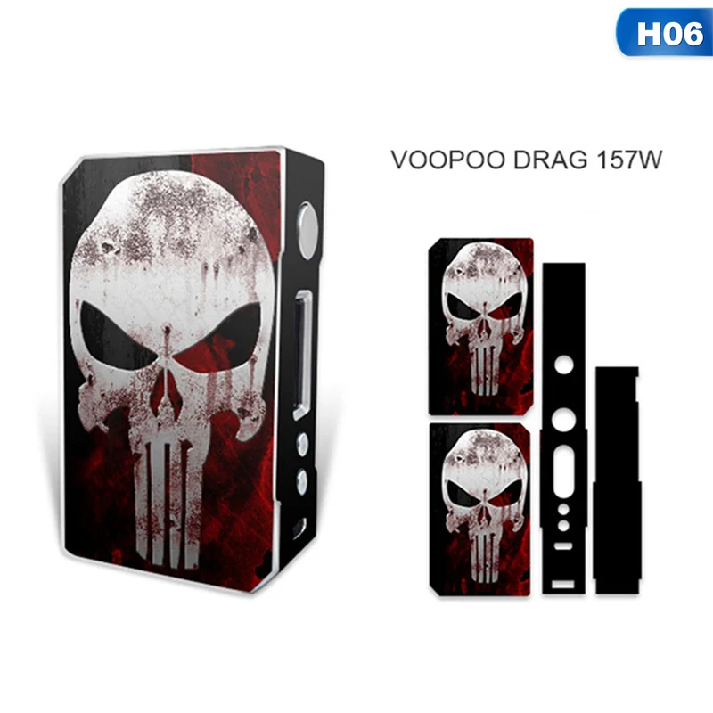 Наклейки на электронные сигареты для VOOPOO DRAG TC 157W коробка мод наклейка на обложку
