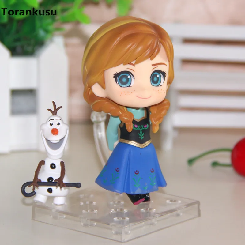 Принцесса снег фигурка принцесса Анна Nendoroid 550 ПВХ игрушки 10 см милые Ver. Аниме Анна коллекционер Brinquedos модель куклы Figma