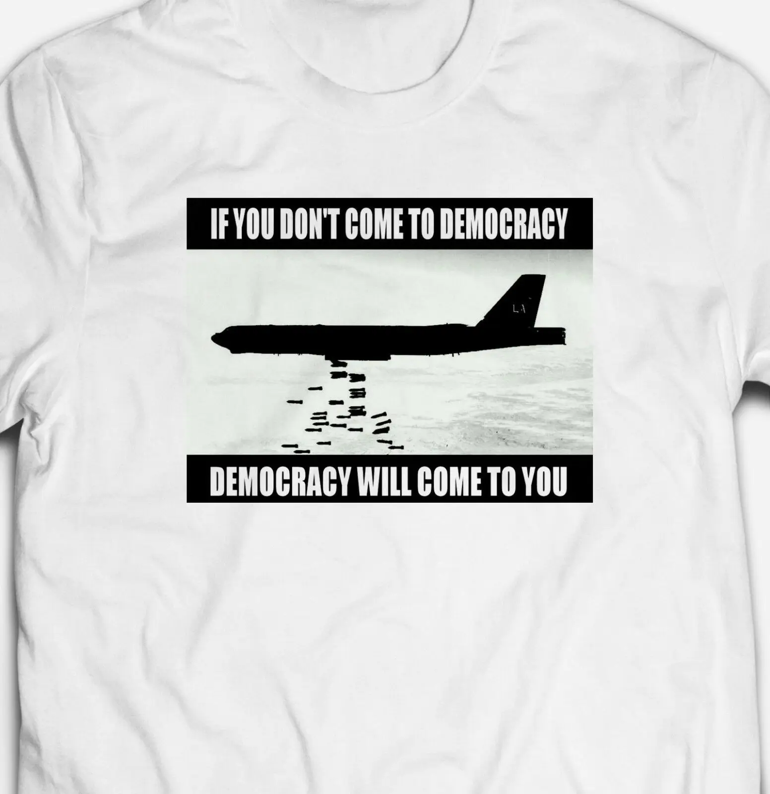2019 модная мужская футболка с девизом демократии войной протестом бомбами