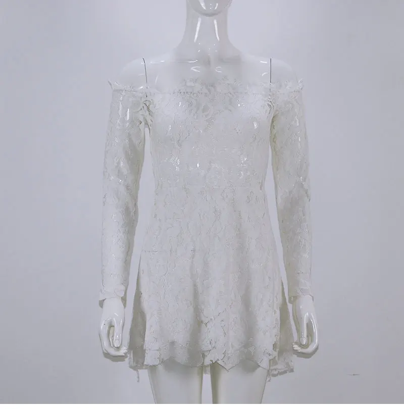 Сексуальное кружевное черное белое розовое платье с вырезом лодочкой вечерние