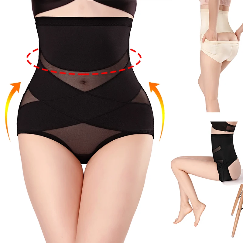 

Lingerie Waist Trainer Back Opening Body Shaper Corset Butt Lifter Panties High Waisted Booty Lifter Bodysuit Control Panties