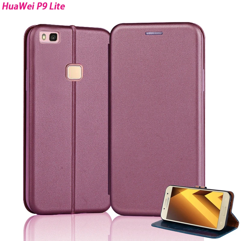 YonLinTan кожаный магнитный чехол для Huawei P9 Lite P9Lite флип 5 2 &quotcoque телефона задняя