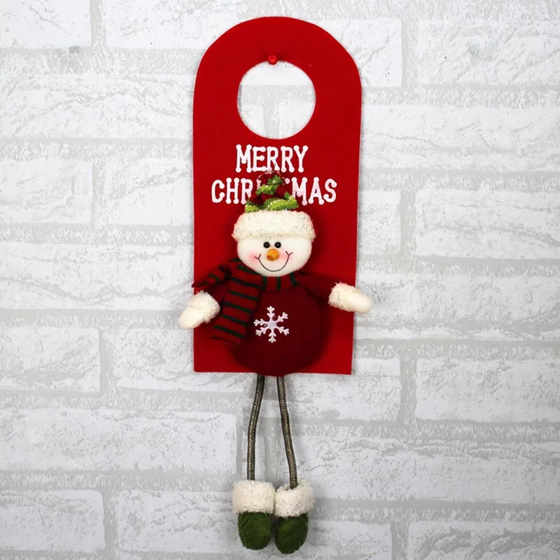 Snowman Smiry 1 шт. рождественские украшения для рождественской елки подвески Санта-Клауса Висячие рождественские украшения для Домашний декор шириной 12 см - Цвет: Snowman