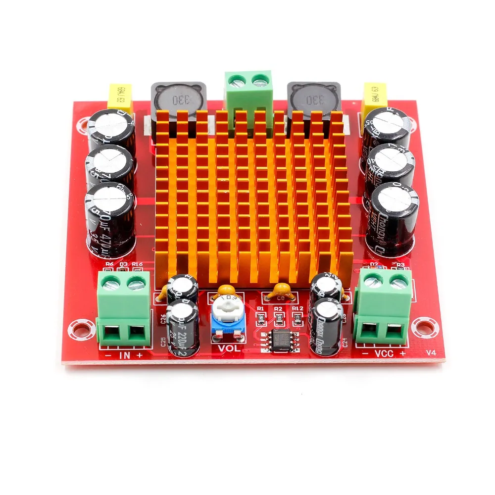 XH-M544 DC 12V 24V 150W TPA3116DA TPA3116 D2 Mono Channel Digital Power Audio Amplifier Amp Board With Preamplifier NE5532 | Электроника