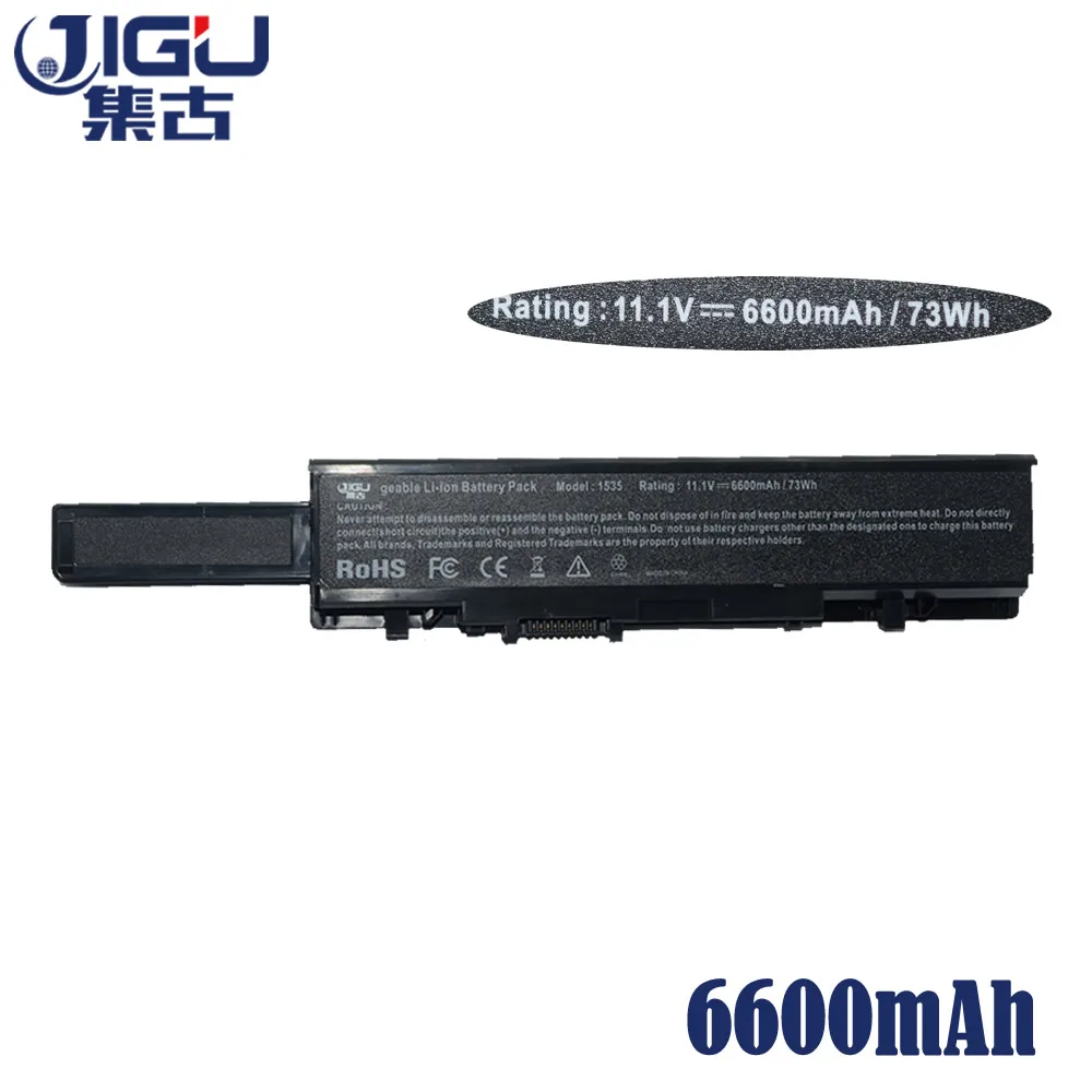 JIGU 9 Cells Laptop Battery WU946 MT264 KM965 312 0702 KM958 For Dell Studio 1535 1536 1537 1555 1557 1558|laptop battery|9 cell batterybattery for