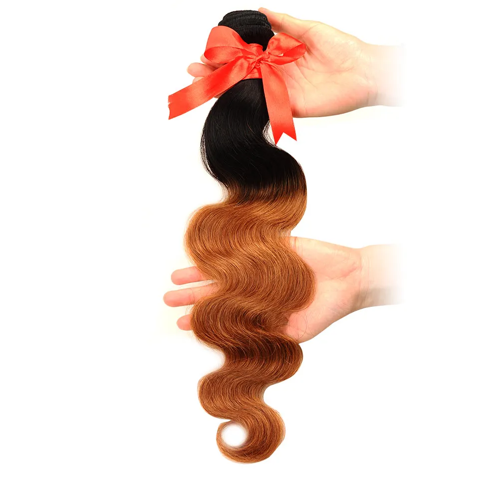 Pinshair Ombre Blonde объемные волнистые пучки с закрытием 1B/30 бразильские Nonremy Human Hiar