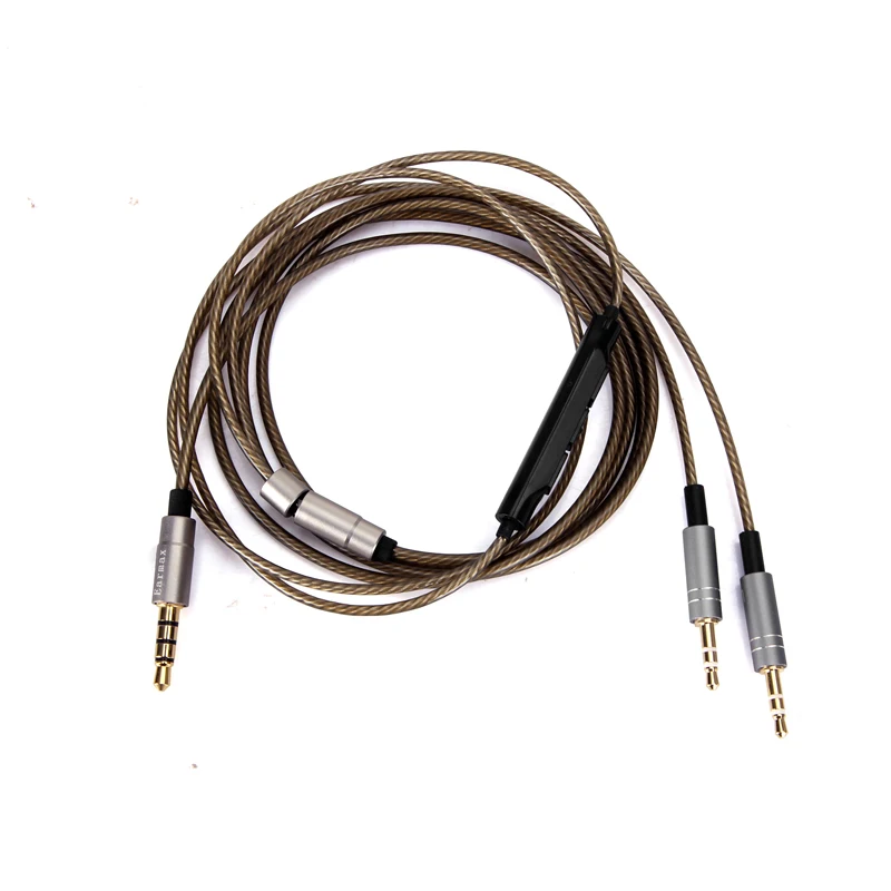 Посеребренный аудиокабель с микрофоном для наушников Sol РЕСПУБЛИКА Master Track HD V8 V10