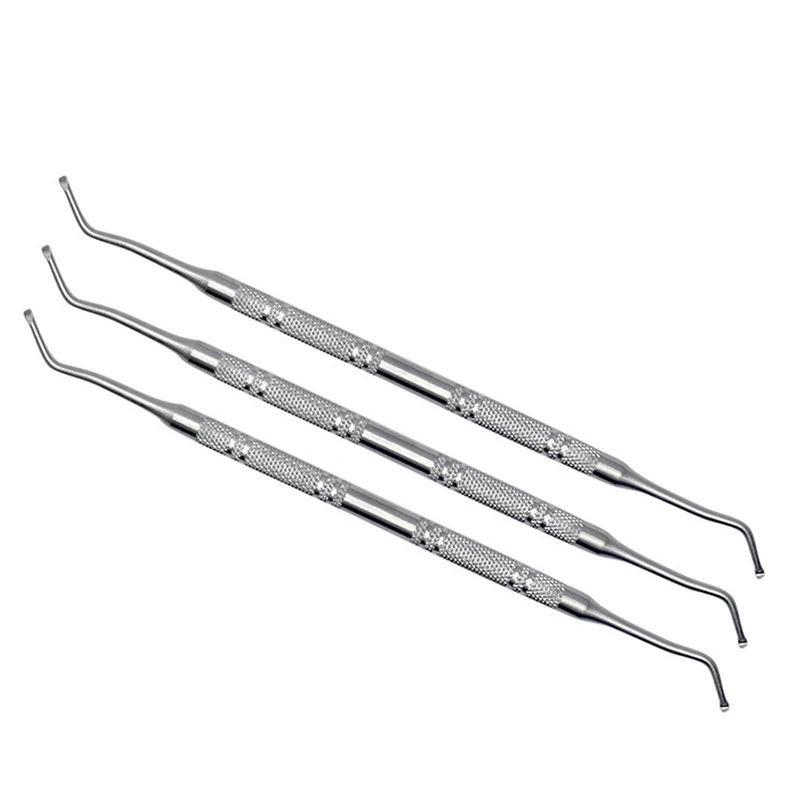 Профессиональный вросшего ногтя двусторонний инструмент для очистки