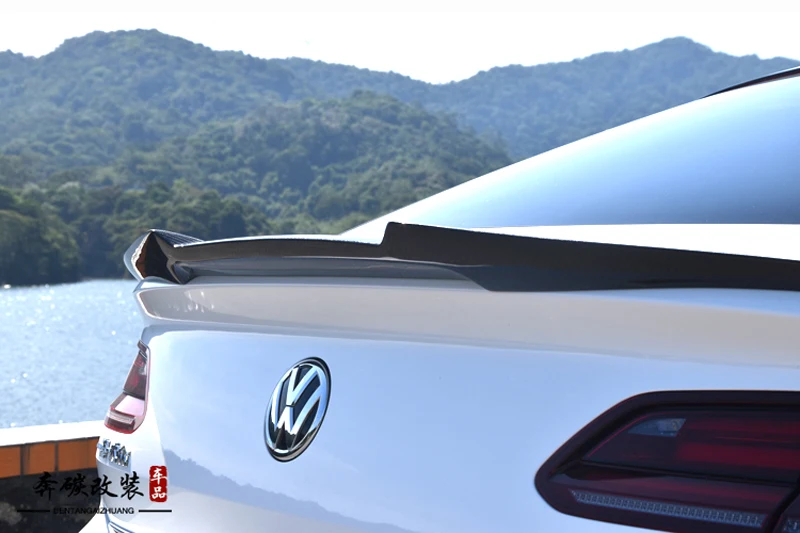Стильный задний спойлер M4 из углеродного волокна на крышу крылья для Volkswagen VW Passat