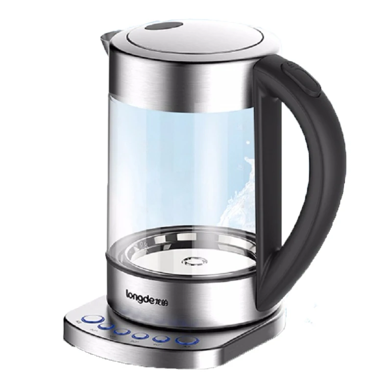 Electric Kettle Auto Power-off Quick Heating Teapot Glass Household Multifunctional Electronic Insulation Kettle Boiler 1.7L