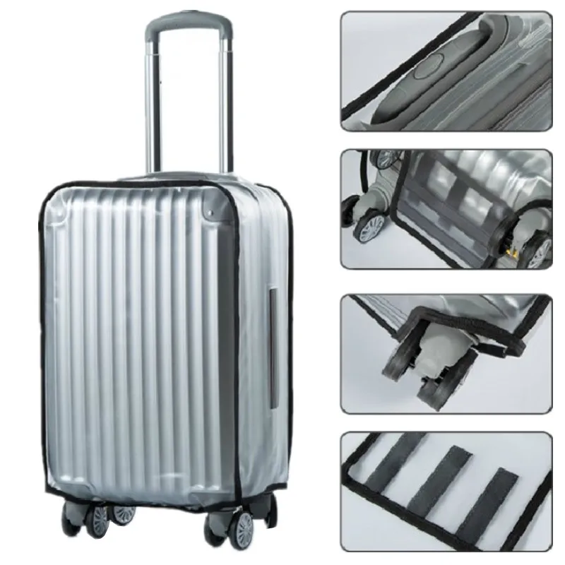 LHLYSGS фирменные Плотные матовые прозрачные водонепроницаемые чехлы для чемоданов