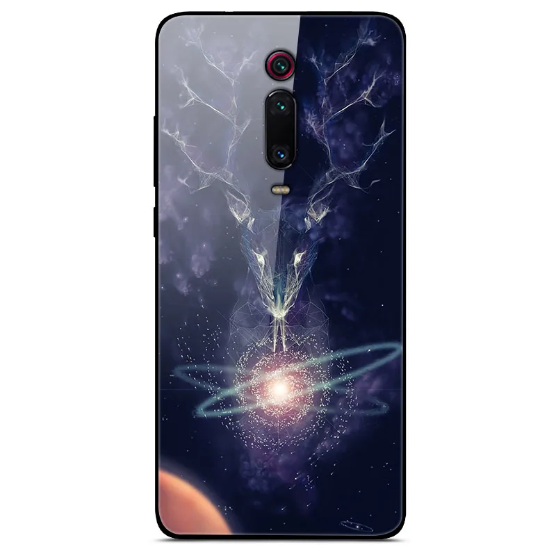 6,3" для Xiaomi mi 9T Pro Чехол mi 9T Pro роскошный стеклянный чехол-накладка для Xiaomi mi 9T Pro Чехол mi 9TPro TPU рамка красный mi K20 чехол - Color: as photo 15