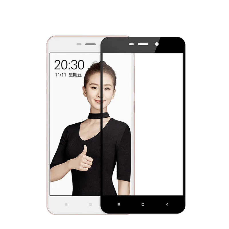 Закаленное стекло с полным покрытием для xiaomi 5 5c 5S plus note redmi pro 4x 4a 4 3 оригинальная