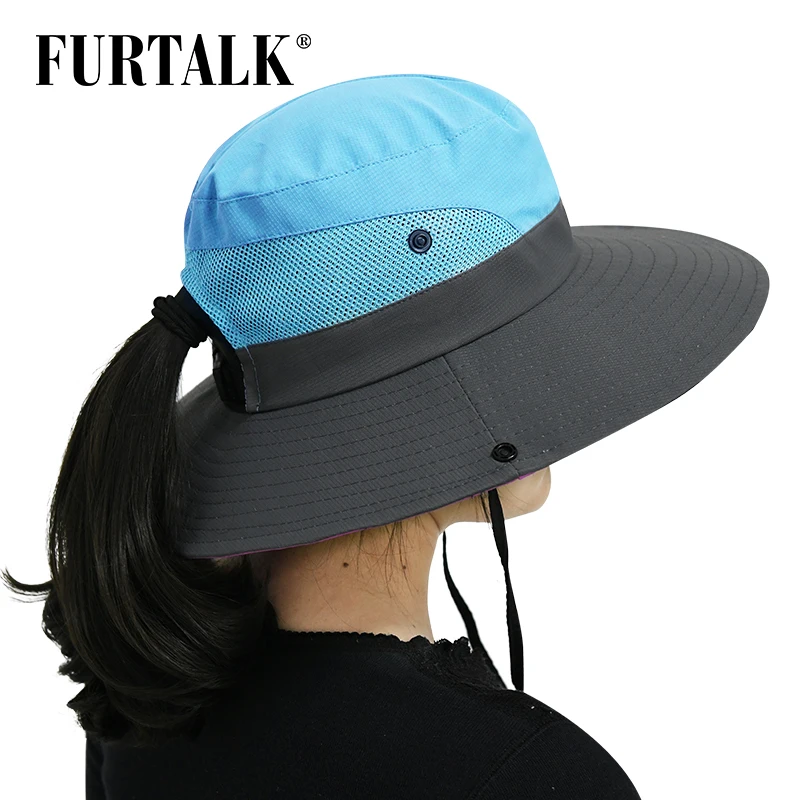 Шляпа FURTALK Safari женская с широкими полями головной убор для отдыха на природе