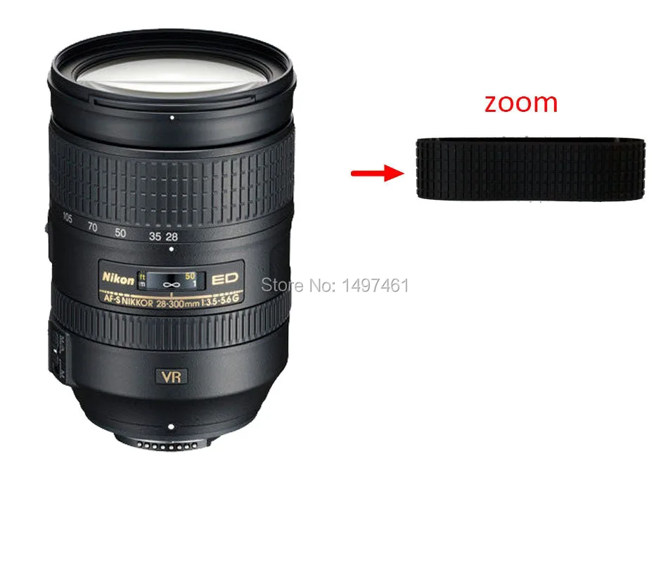 

Зум-объектив резиновое кольцо/резиновая ручка ремонт succdaneum для Nikon AF-S 28-300 мм f/3,5-5,6G ED VR объектив