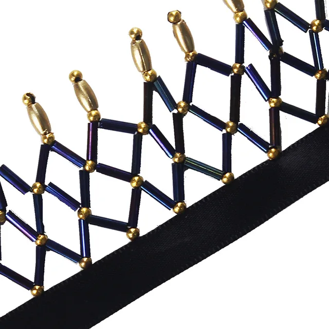 1 ярд плетеная стандартная кружевная лента с отделкой Кружевная аппликация