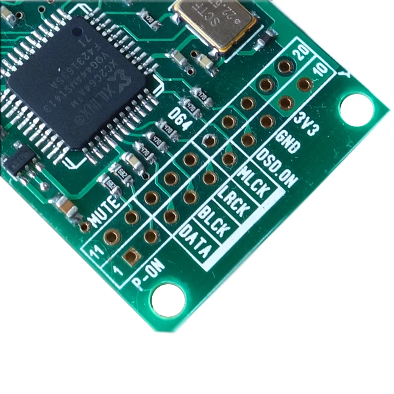 Amanero Usb цифровой интерфейс IIs USB 384K 32B модуль IIS I2S выход поддержка DSD для DAC декодер