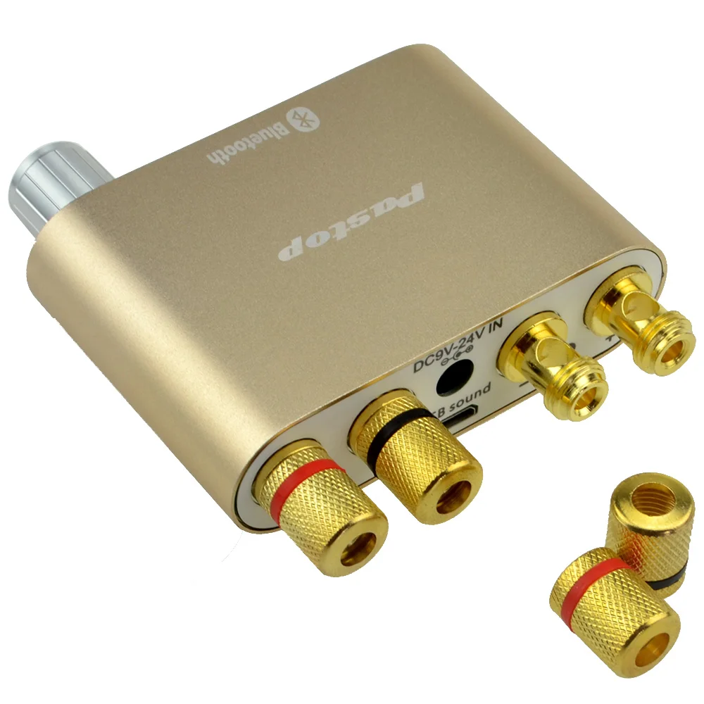 Домашний аудио приемник Мини Bluetooth 4,0 Цифровой усилитель HiFi 100W TPA3116 с 12V 5A источник питания-10000409_G
