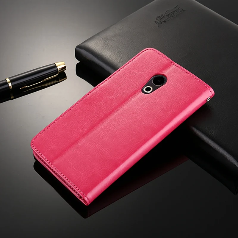 Чехол из искусственной кожи для Meizu Pro 6 7 15 Plus с откидной крышкой на 360 градусов
