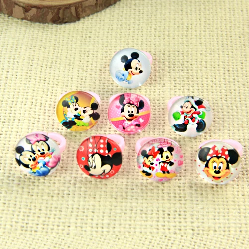 1 шт. Новинка Снежная Романтика детское кольцо с героями мультфильмов Принцесса