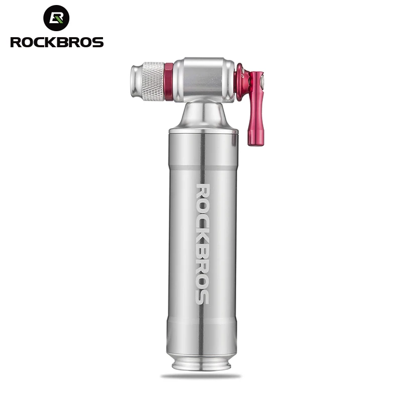 ROCKBROS мини-насос для велосипеда CO2 надувной изолированный рукав воздушный велосипедный насос Горный Дорожный велосипедный мяч насос Аксессуары для велосипеда - Цвет: PUMP1