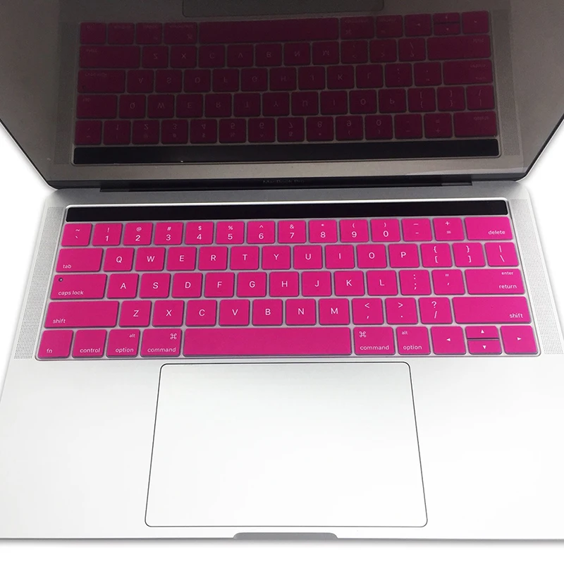 1 шт Радужный силиконовый чехол для клавиатуры защитный чехол Для iMac Macbook Pro 1" 15" защитный чехол