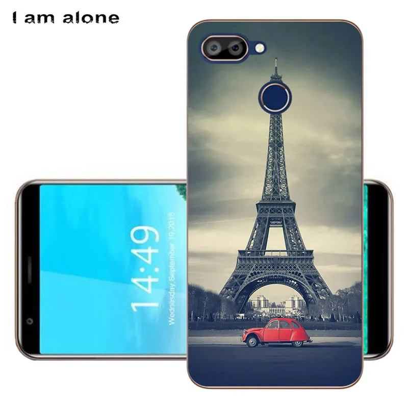 Чехлы для телефонов I am alone для Oukitel C11 Pro, 5,5 дюймов, черный мягкий термополиуретан, Модные Цветные Чехлы для мобильных телефонов Oukitel C11 Pro