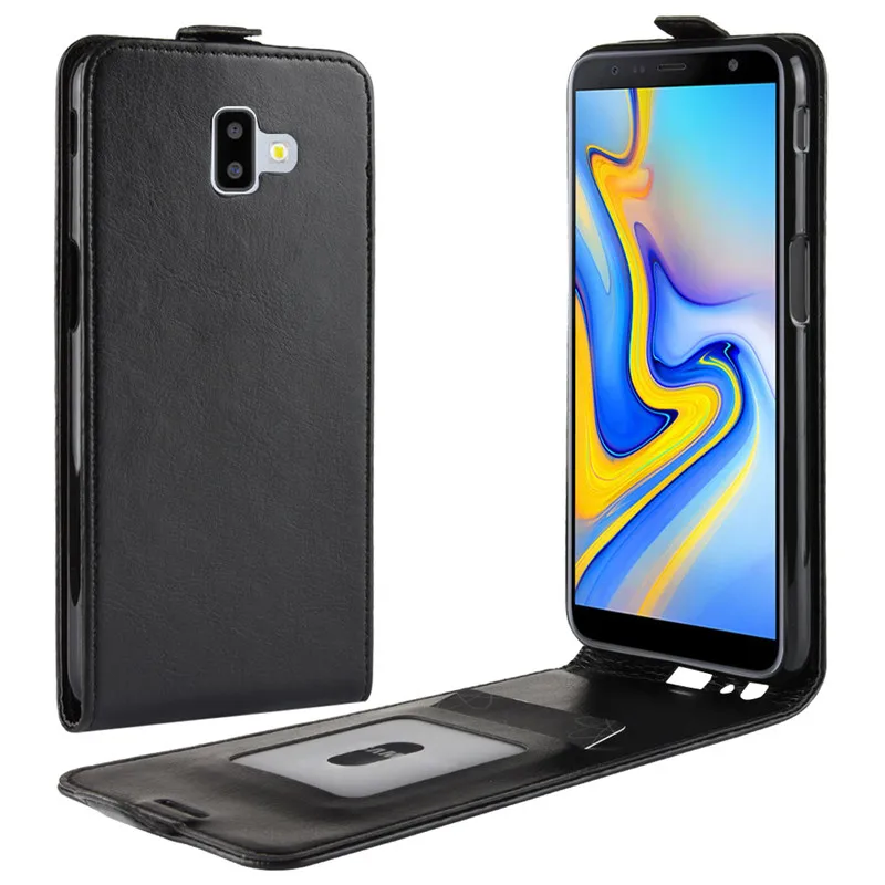 Чехол для Samsung Galaxy J6 Plus оригинальный кожаный чехол защитный 2018 J610F J610 SM-J610F