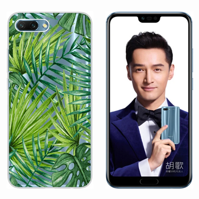 Мягкий чехол из ТПУ для Huawei Honor 10 5 84 дюйма прозрачные силиконовые чехлы накладки