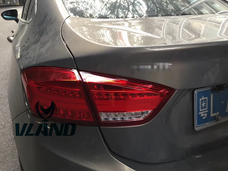 Vland factory для cruze задний светильник Led A5 стиль поворотник движущийся светильник задний фонарь с DRL+ Реверс+ тормоз подключи и играй