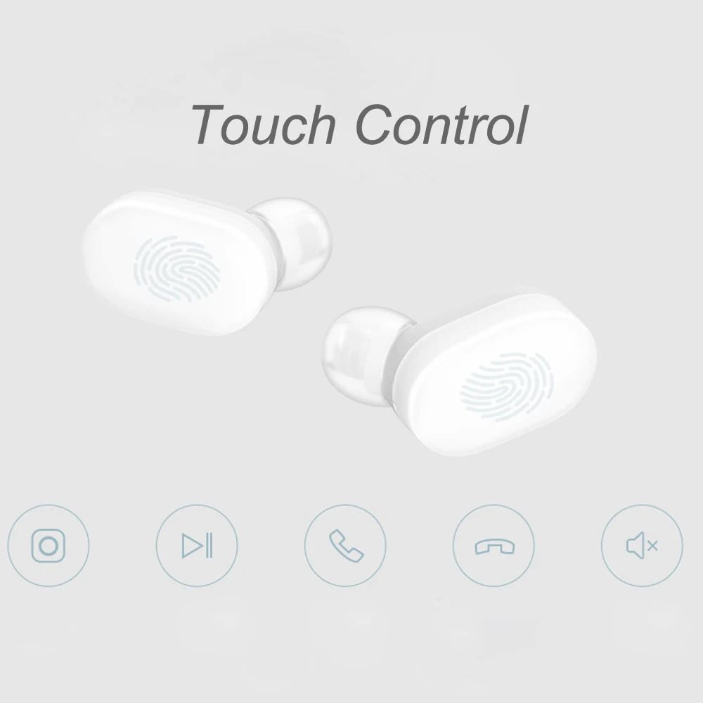 Оригинальные TWS Xiao mi AirDots наушники Bluetooth 5 0 сенсорное управление гарнитура