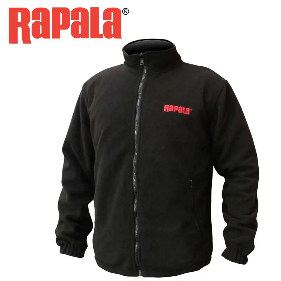 Оригинальная одежда для рыбалки Rapala, флисовая Двусторонняя куртка, жилет для рыбалки, сохраняющий тепло