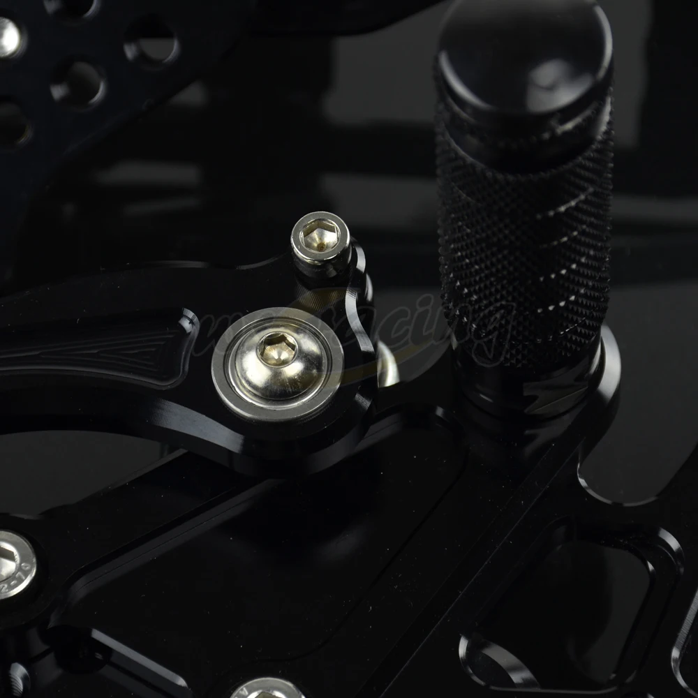 CNC регулируемые мотоциклетные заготовки подножки педали отдых подножки Rearset для KAWASAKI NINJA300 NINJA 300 2013