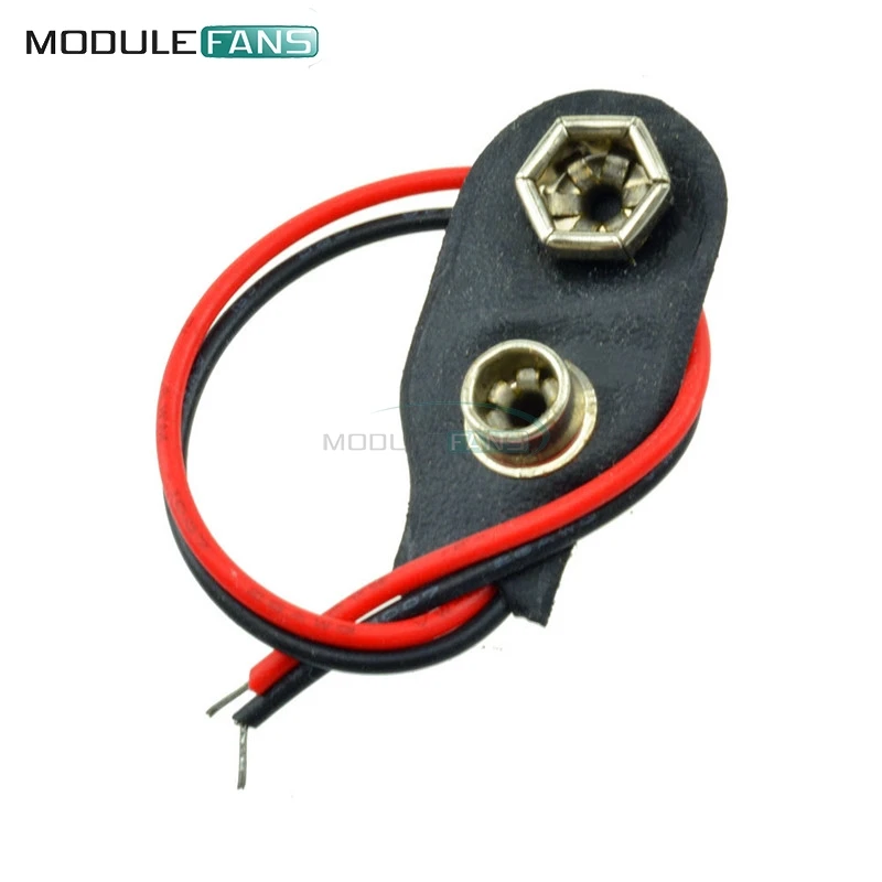 20 шт. защелкивающийся держатель батареи 9 в зажим контроллер жесткий корпус 10 см