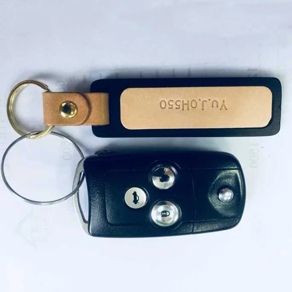 2019 Япония стальное лезвие деревянные штампы DIY Кожаный Автомобильный Брелок